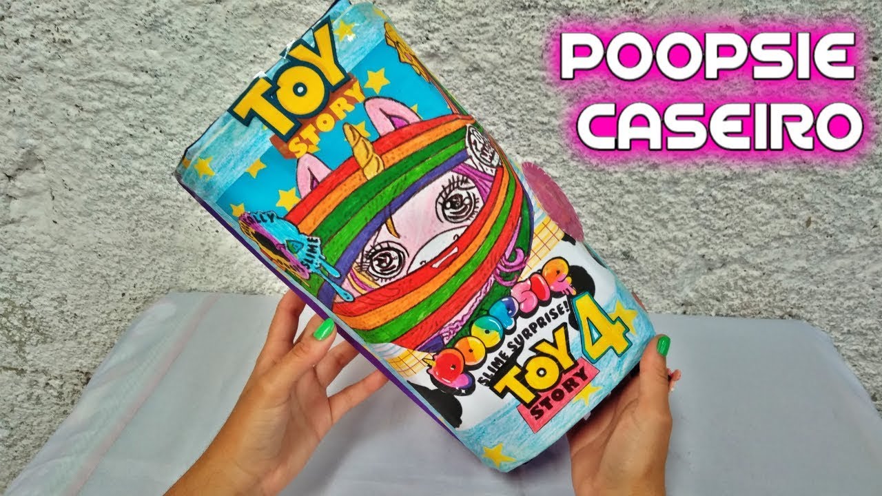 ABRINDO  UNICORNIO SLIME SURPRESA TOY STORY 4  POOPSIE CASEIRO UNICORN SURPRISE