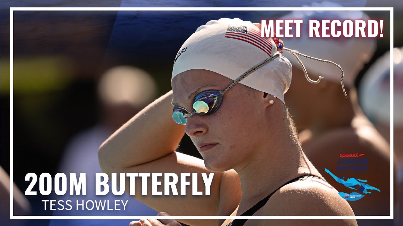 Tess Howley Kicks off the Meet With a RECORD in Women's 200 Butterfly | 2023 Speedo Junior Nationals