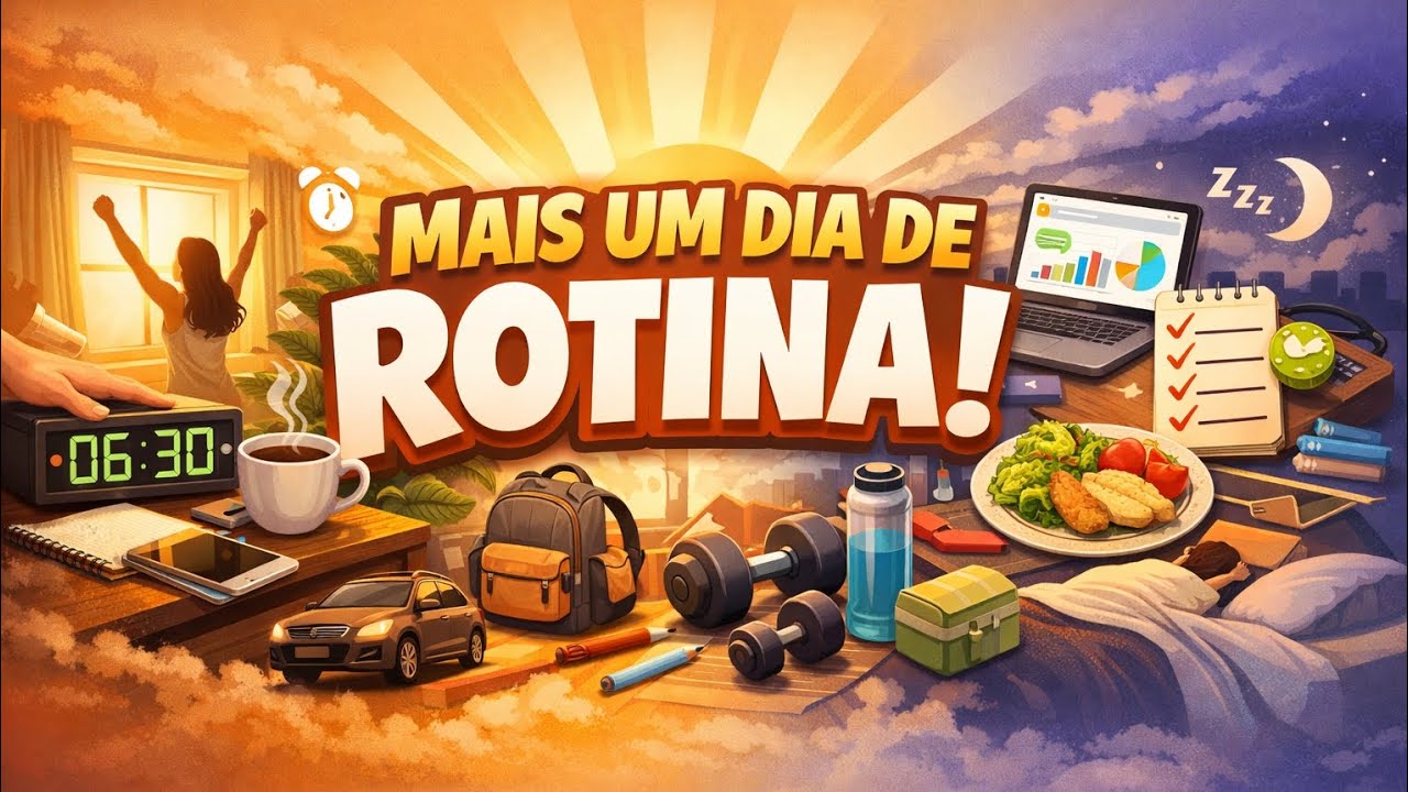 Vem passar mais um dia de rotina comigo !