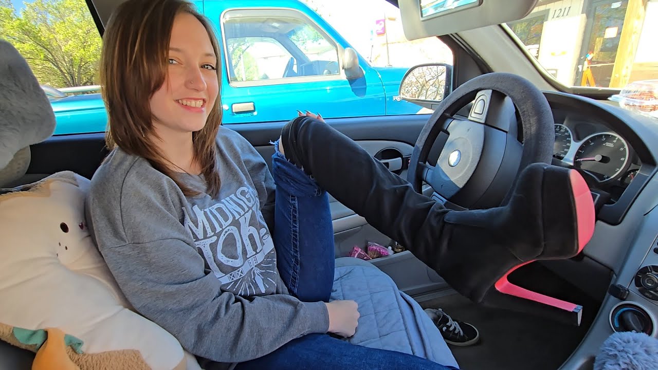 Upcycle Shoes: Natalie gets a new pair of red boots to replace her old sneakers