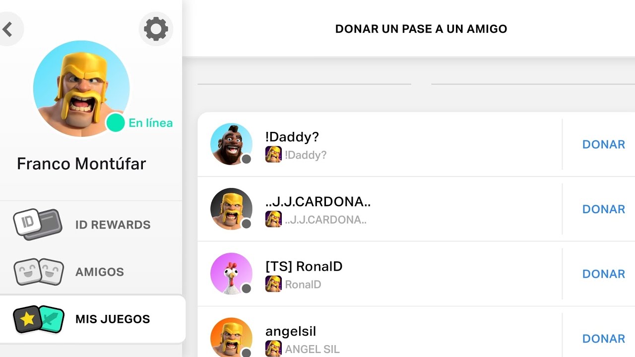 ✅ C&oacute;mo donar un pase a un amigo en Clash of Clans Clash Royale Brawl Stars Squad Busters Hay Day 👌
