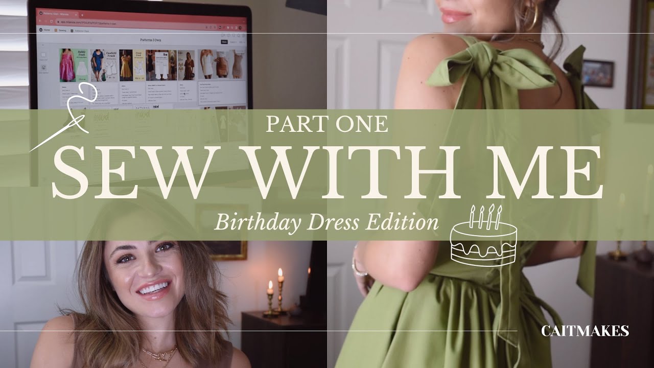 Make a Birthday Dress with Me! (Part One) Fabric Haul, Organizing My Patterns, #fridaysews