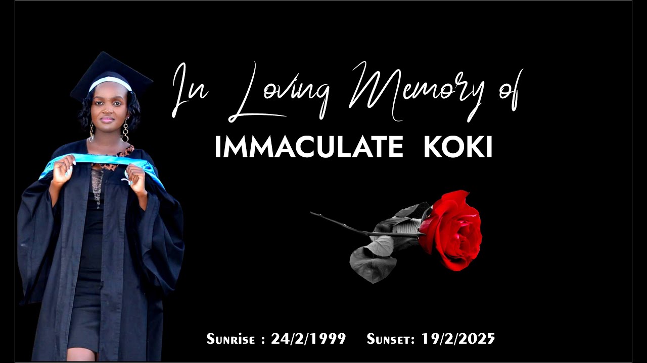 Burial livestream for Immaculate Koki held on 1/3/2025