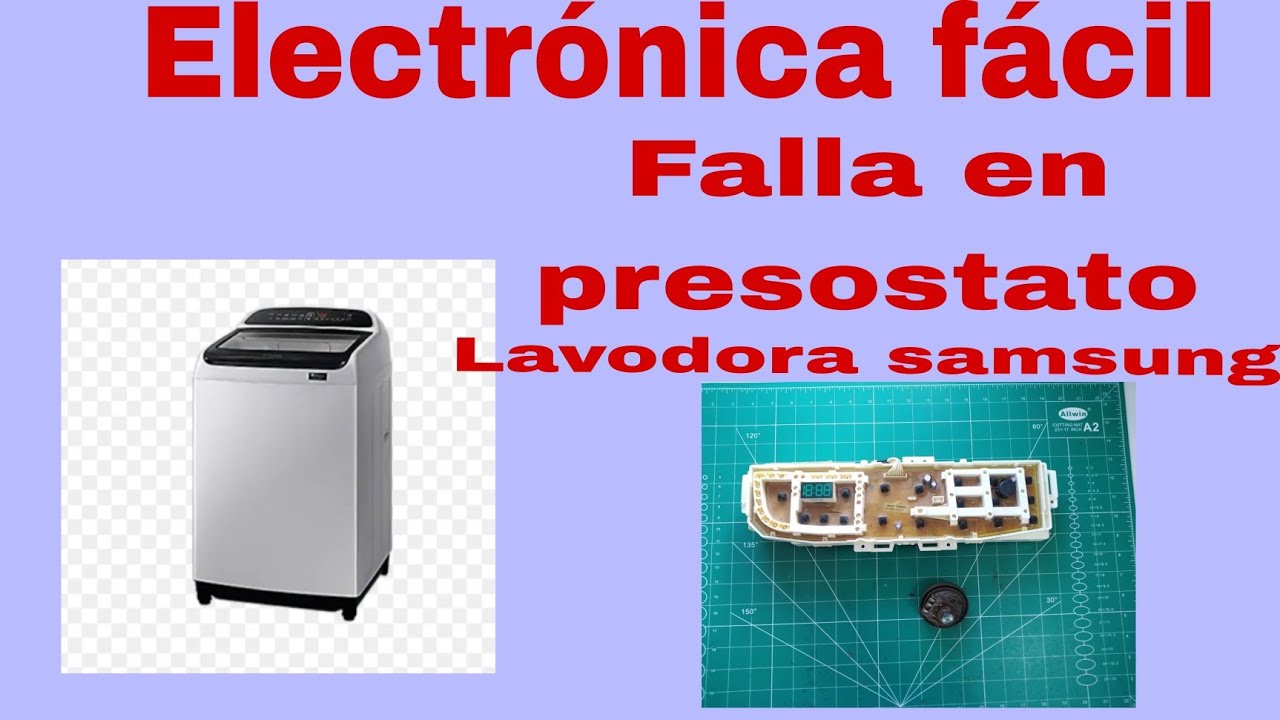 Lavadora Samsung wobble, hace un pitido y se bloquean todos los botones