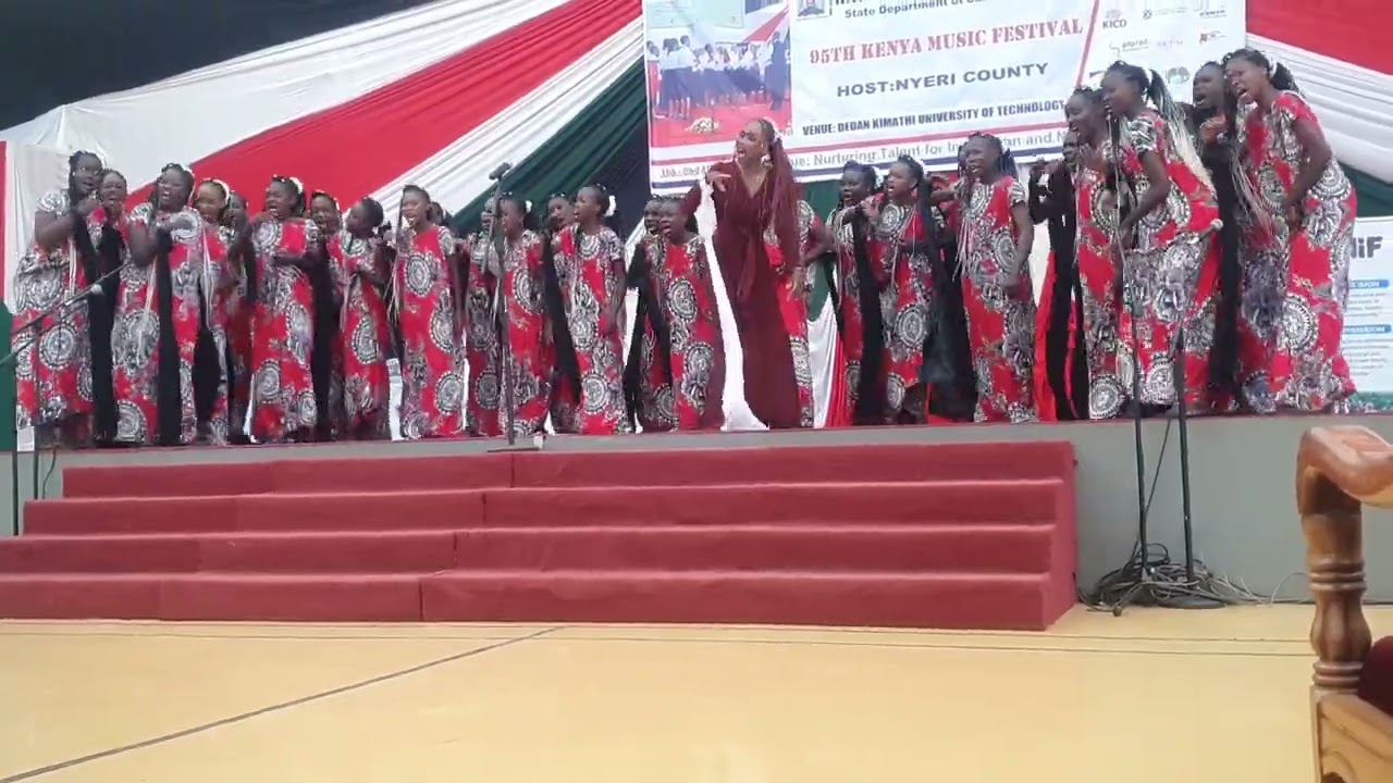 Sacred Heart High School Mombasa performing the winning Taarab Song, 