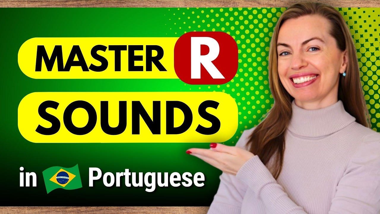 Top Tip for Pronouncing R in Clusters in Brazilian Portuguese | R Sounds in Brazilian Portuguese