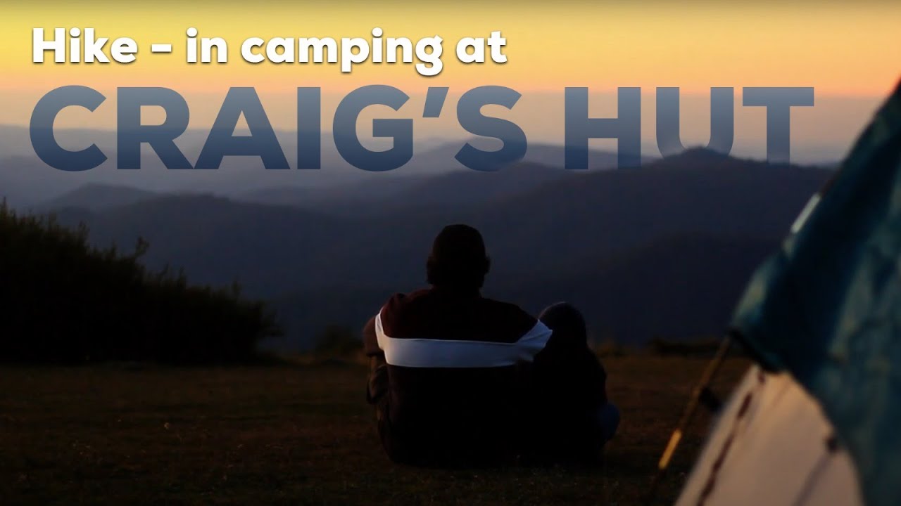 Hike-in camping at Craig's hut, Mt Stirling, Victoria.
