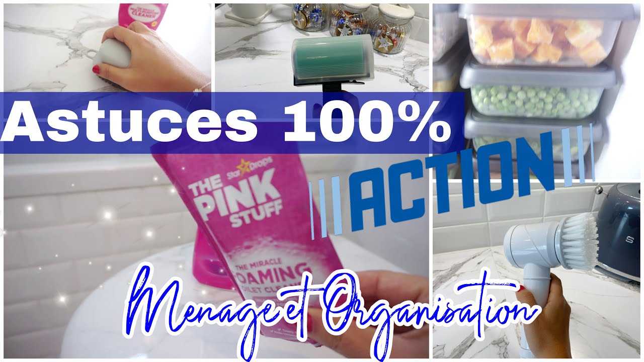ASTUCES MÉNAGE ET ORGANISATION 100% ACTION // ASTUCES PETITS PRIX