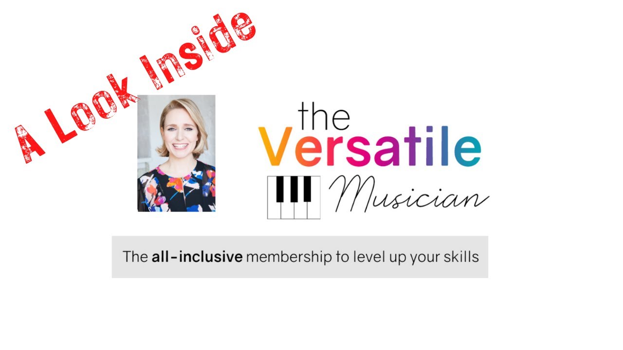 A sneak peek inside The Versatile Musician - online music instruction