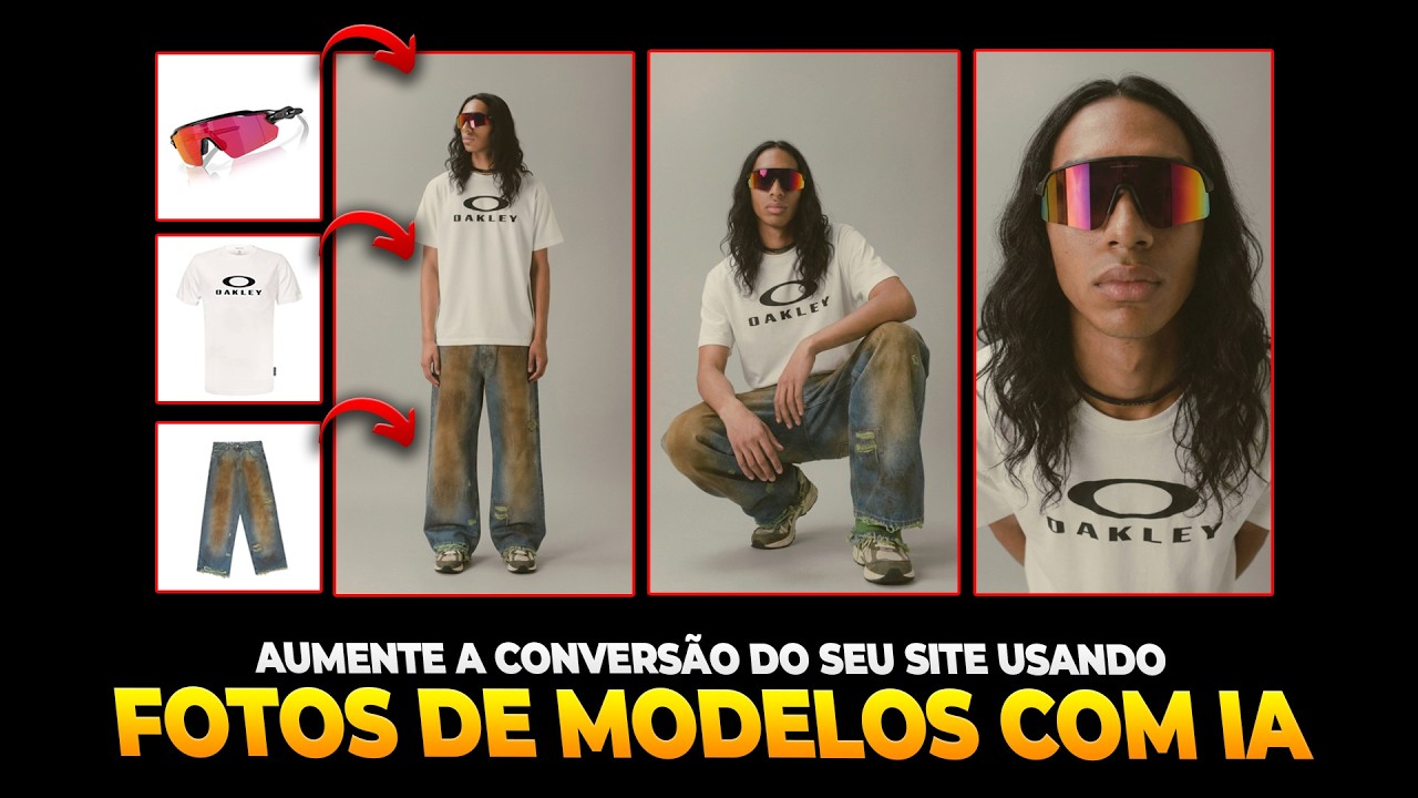 Como criar MOCKUPS para sua marca de roupas (Modelo IA)