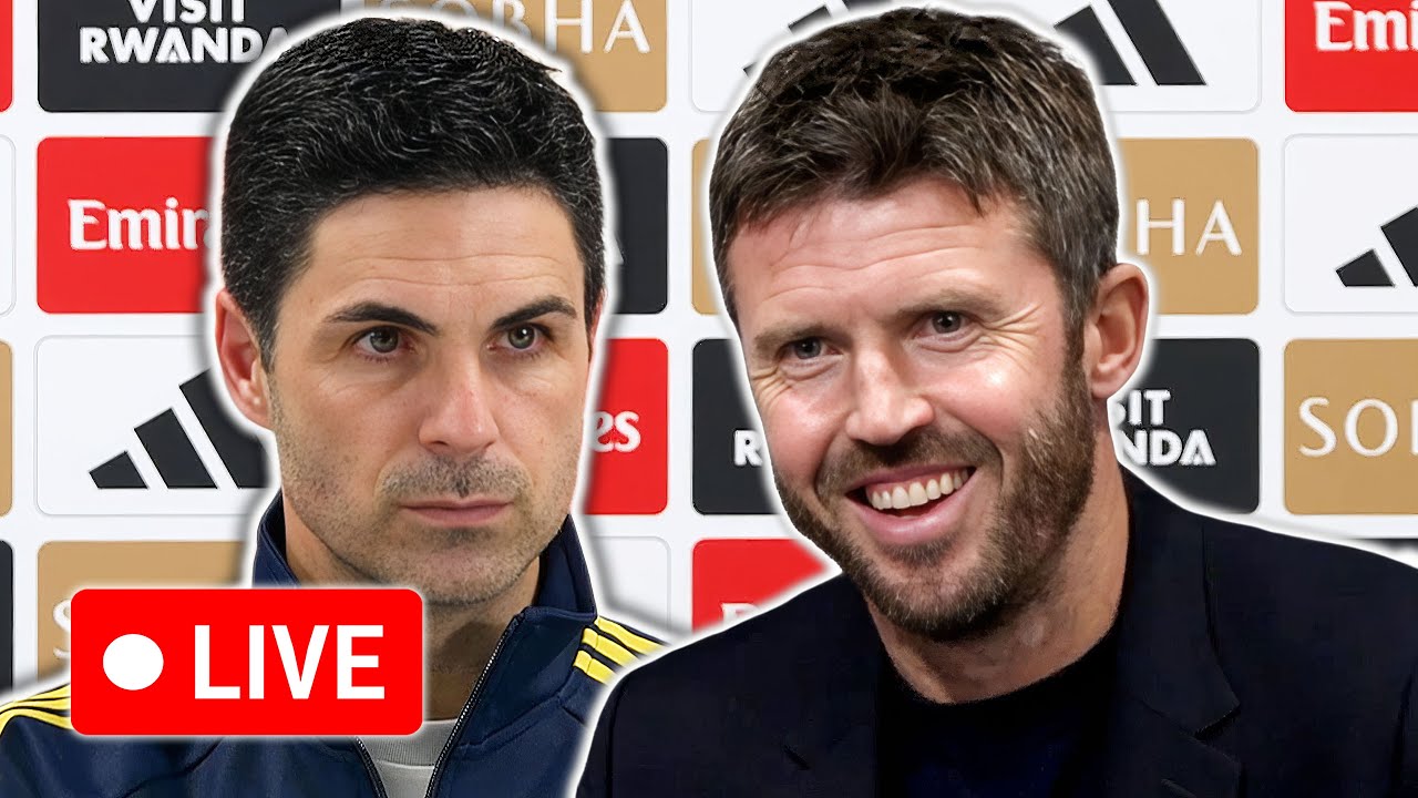 🔴 LIVE | Michael Carrick and Mikel Arteta post-match press conference | Arsenal 2-3 Man Utd