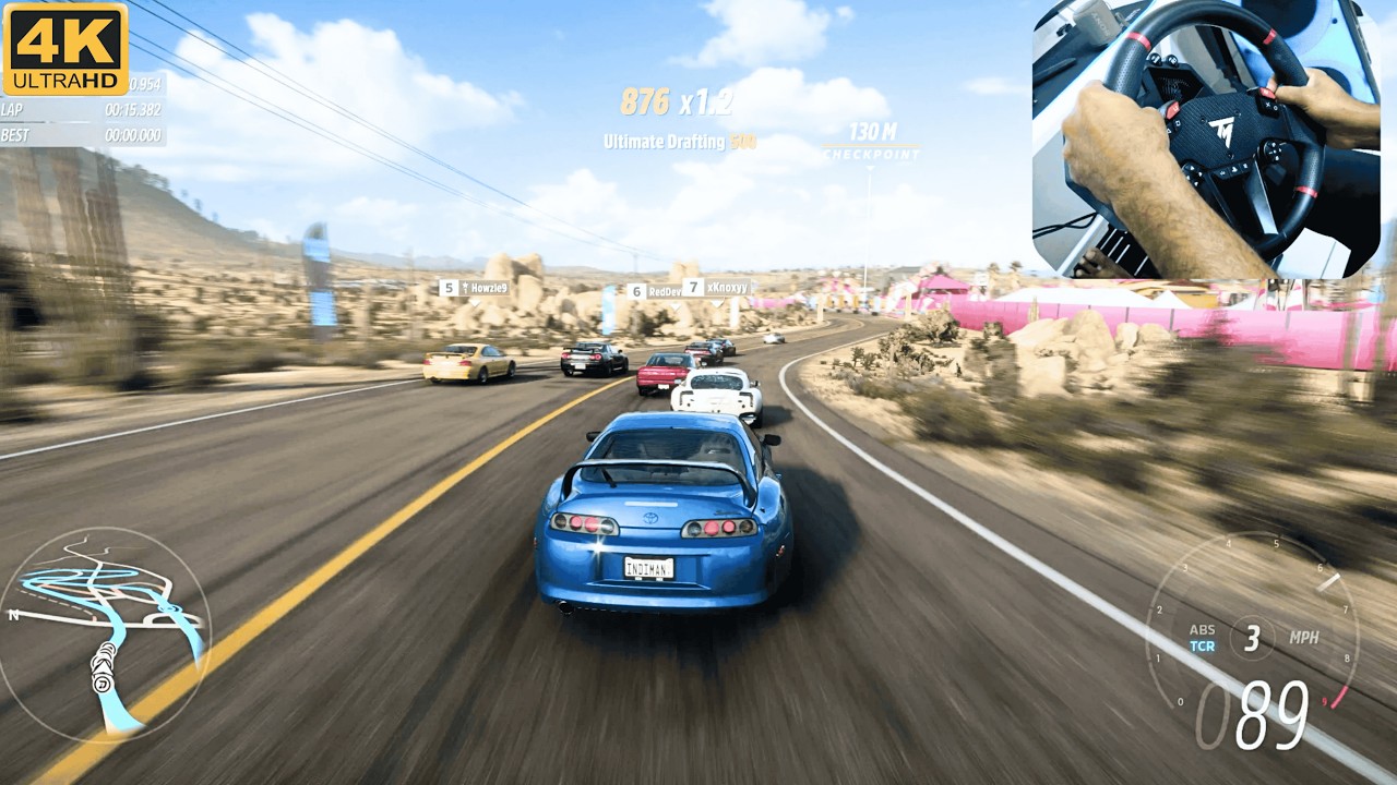 Won my First Race - Totoya Supra MK4 | Forza Horizon 5 | Thrustmaster T598 Steering Wheel #ps5