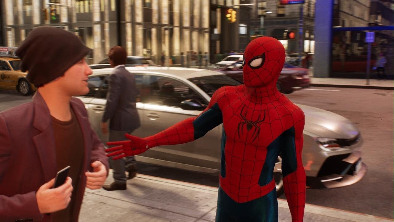 Marvel's Spider-Man 2 swinging