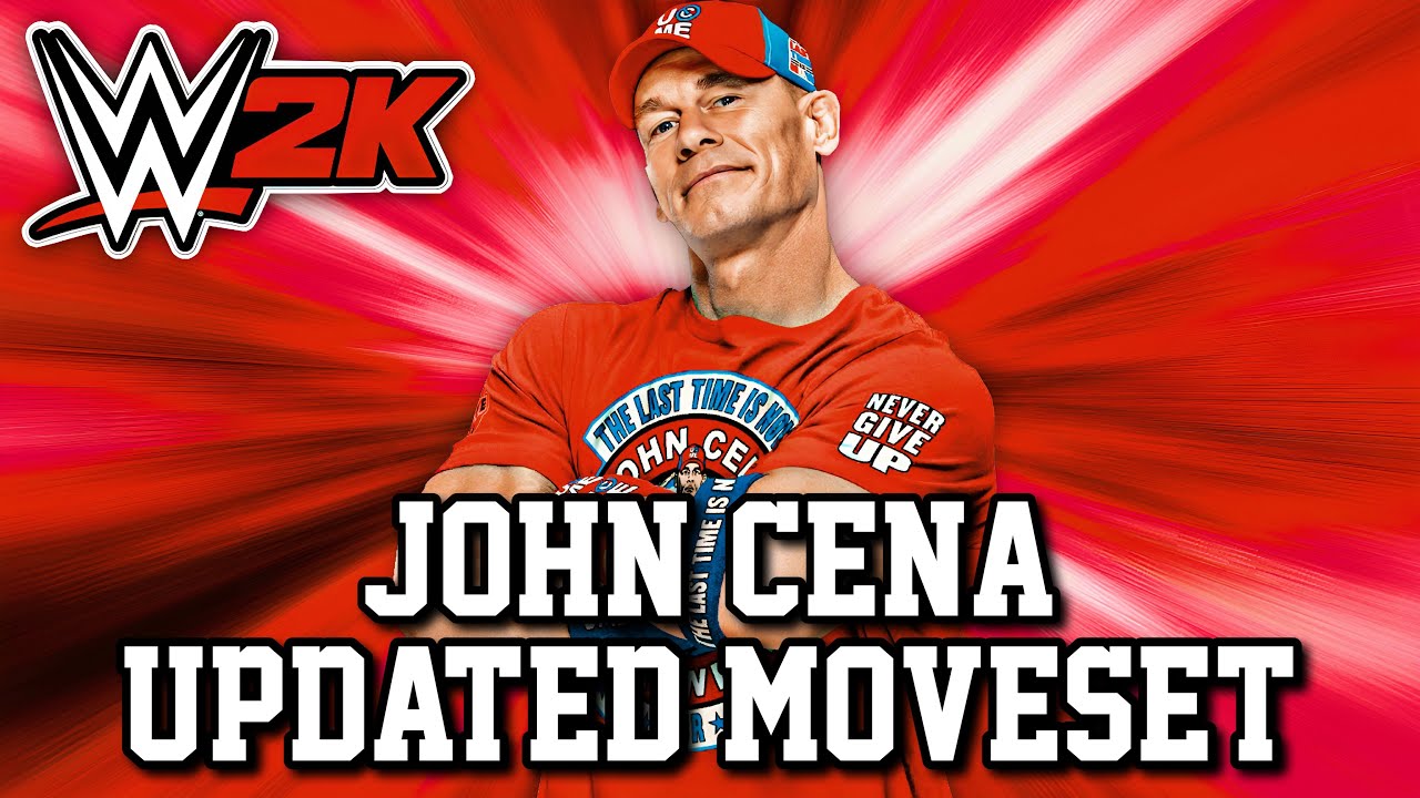 WWE 2K25 | John Cena Updated Moveset + Realistic Base Superstar Settings