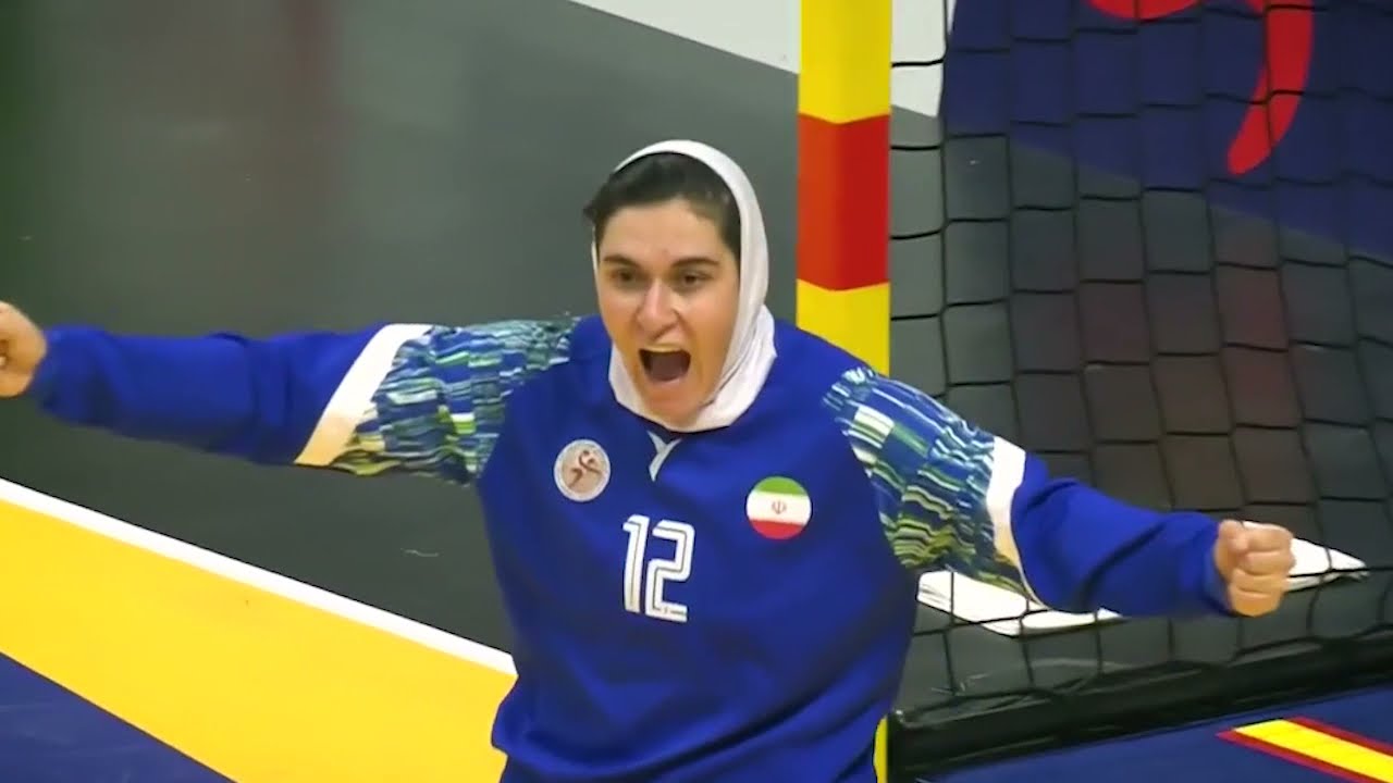 Debutants Iran goalkeeper Fatemeh Khalili Behfar - player of the match