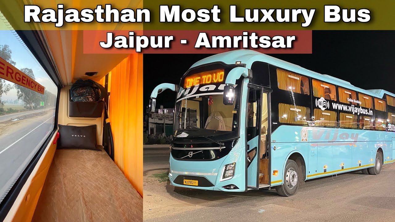 Jaipur To Amritsar In Volvo 9600 Sleeper Bus