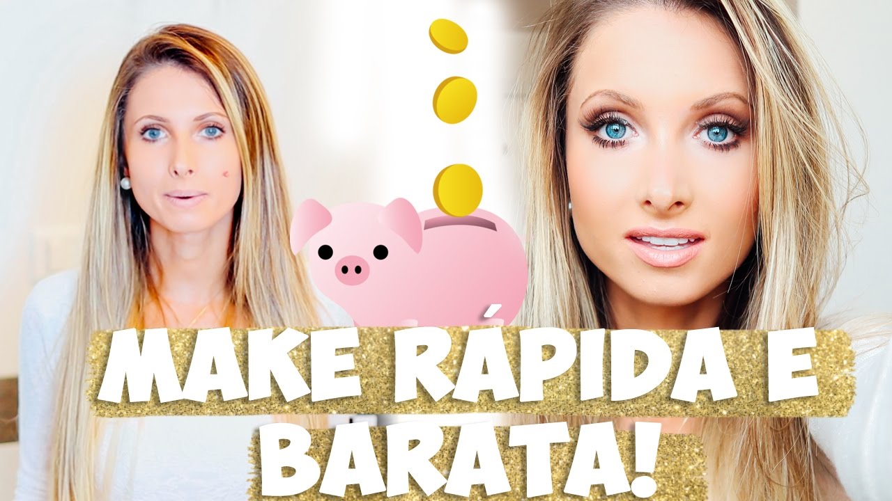 MAQUIAGEM RÁPIDA E BARATA PARA FICAR LINDA! 💁🏼 | Lorrayne Mavromatis