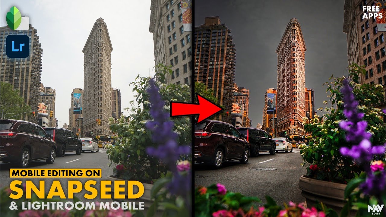 How to Edit URBAN STRUCTURES in Snapseed and Lightroom Mobile (free apps) | Android | iPhone