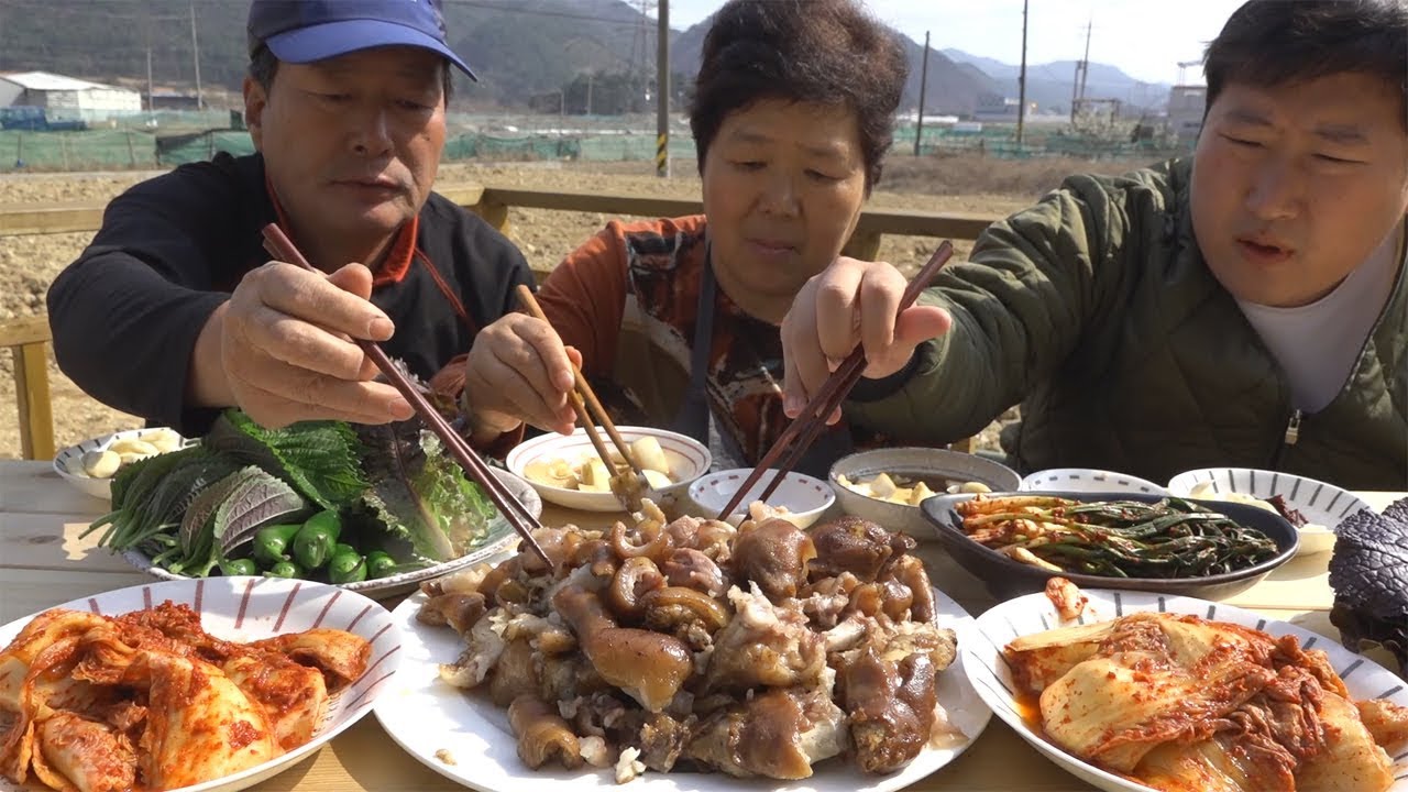 쫄깃한 식감의~ [[족발(Jokbal, Pigs' Feet)]] 요리&먹방!! - Mukbang eating show