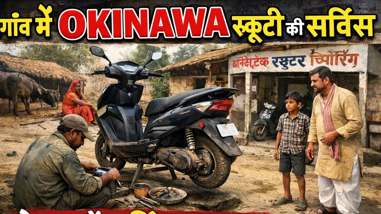 Okinawa ev scooty ka service| gaon me service kaise hota hai| Okinawa ka motor service | Okinawa ev