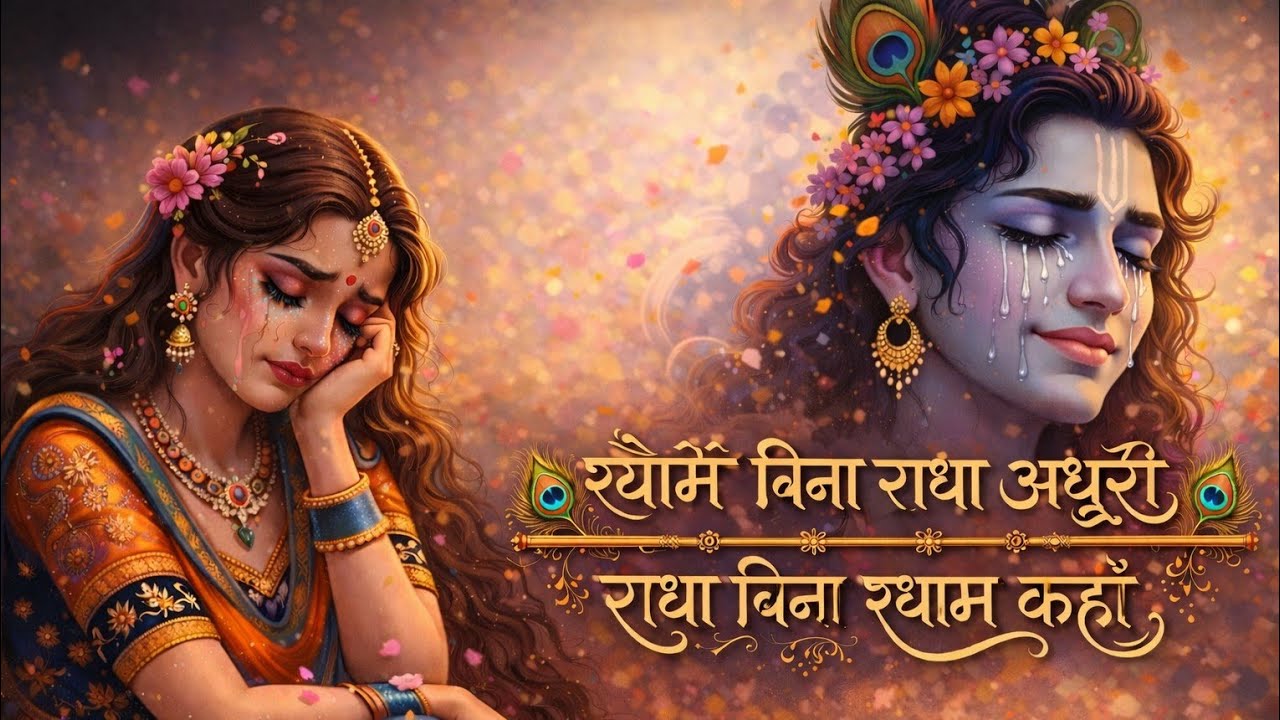 🌹श्याम बिना राधा अधूरी 💗राधा बिना श्याम कहाँ 😭| सबसे दर्द भरा राधा कृष्ण विरह भजन |Radha Bhajan 2026