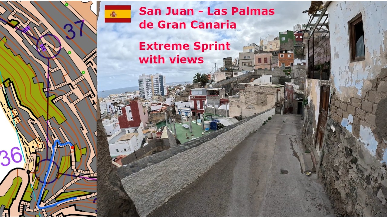 🏡Suunnistus | Extreme urban long sprint, Las Palmas de Gran Canaria