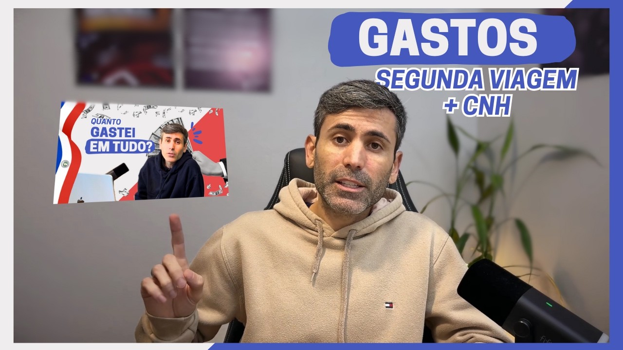 🇵🇾 ATUALIZAÇÃO - Custos da minha segunda viagem + CNH no Paraguai
