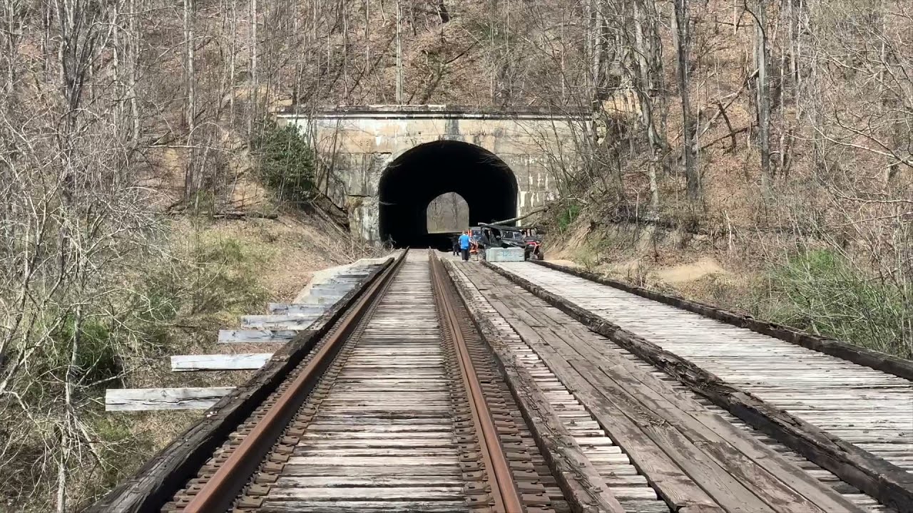 Ziggys to Train Trestle, Outlaws, WV Yamaha Wolverine Rmax4