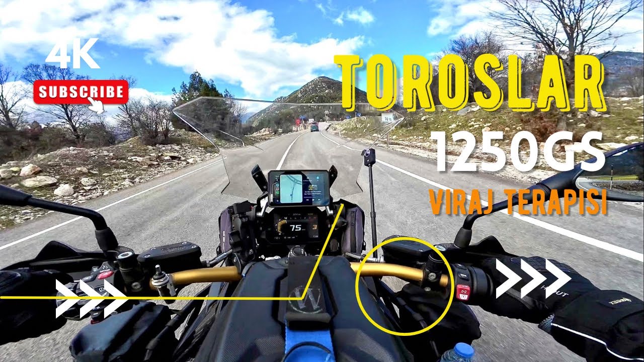 Bu Virajlar Hiç Bitmiyor! | Toros Dağları Sürüşü | BMW R1250 GS Akrapovic RAW Sound | 4K | ASMR