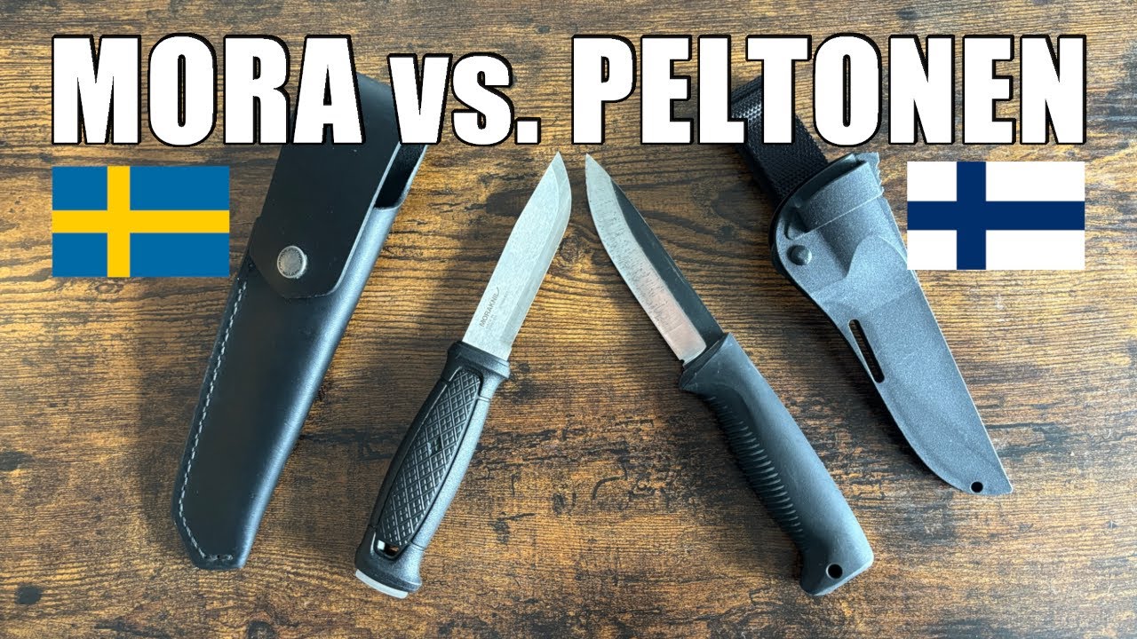 Mora Garberg versus Peltonen Ranger Puuko M07 - Zwei hervorragende Bushcraft Messer