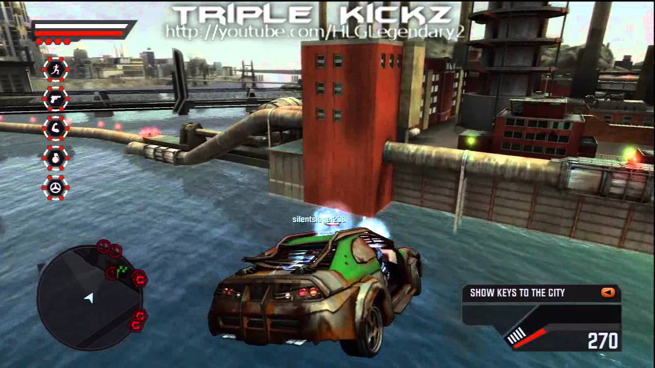 *NEW* Flying Car & Super Speed (375mph) Car Glitches On CrackDown 2 (Voice-Tutorial) [HD]