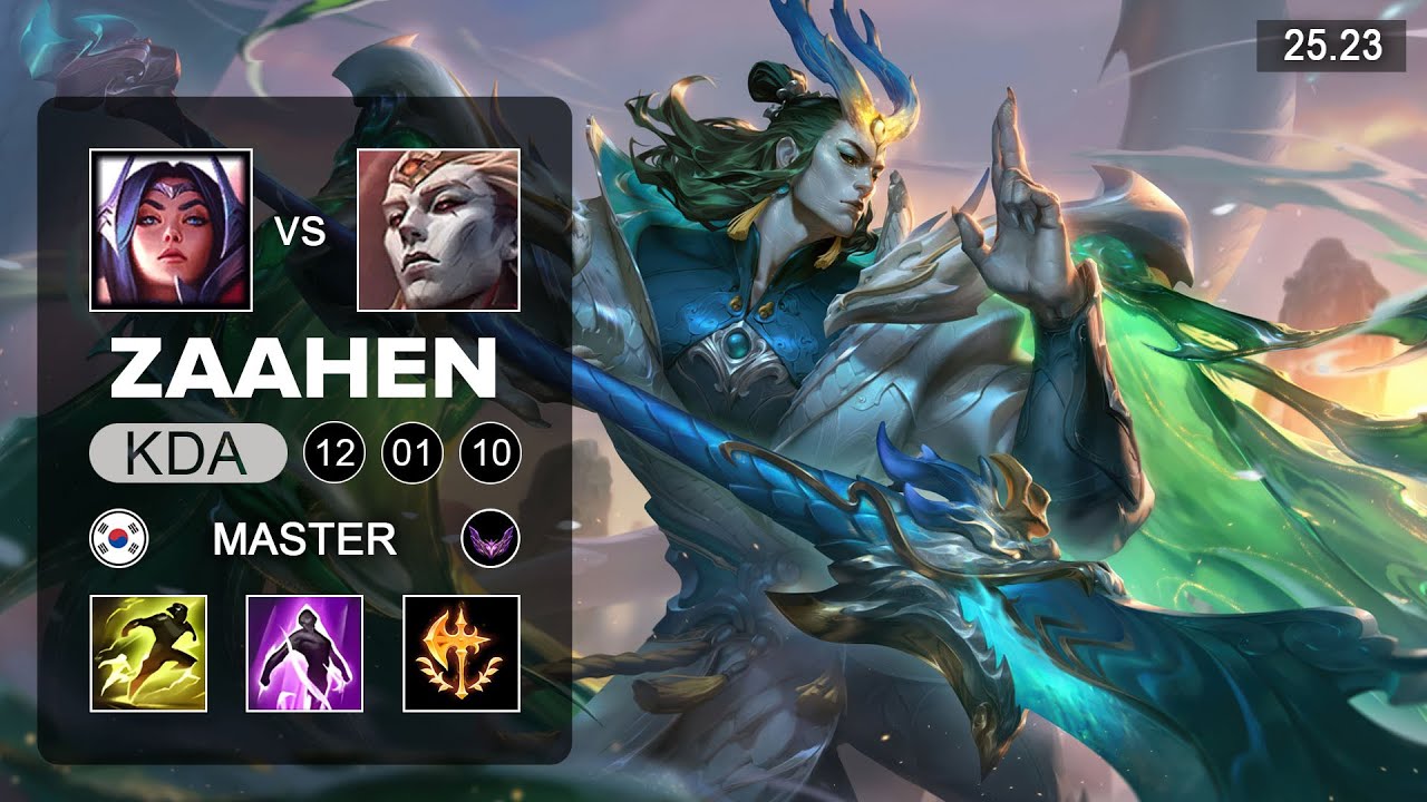 Zaahen vs Irelia Top - KR Master - Patch 25.23 Season 15