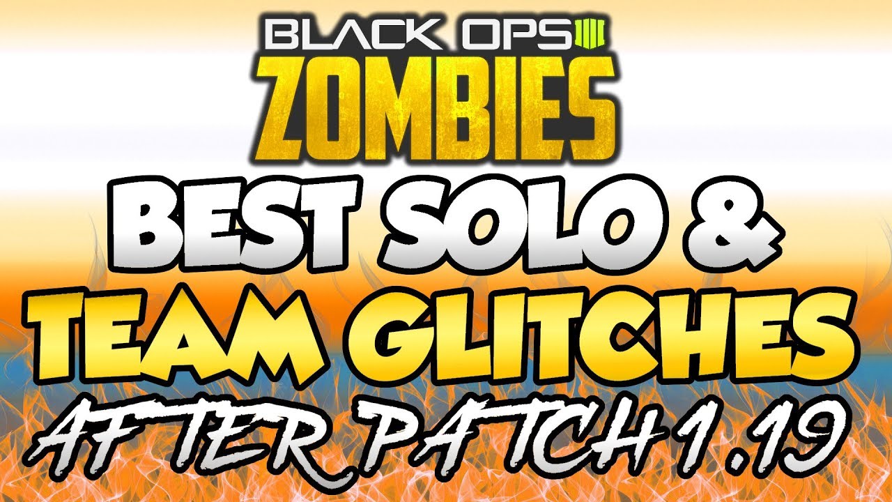 BEST *SOLO* & *TEAM* WORKING GLITCHES (After Patch 1.19) - BO4 ZOMBIE GLITCHES