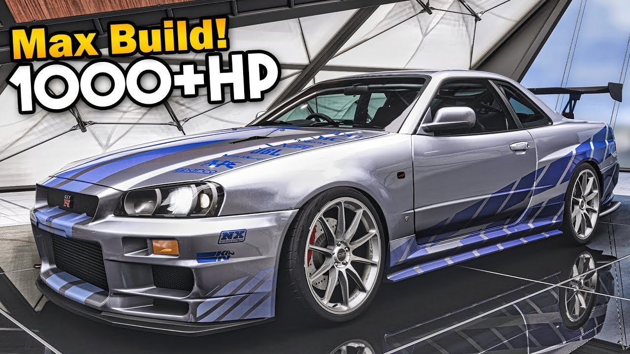 820HP Skyline R34 GTR Top Speed