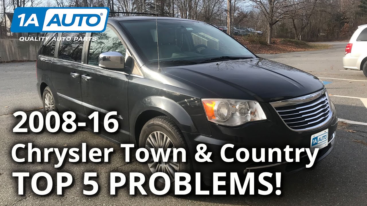 5 основных проблем минивэна Chrysler Town & Country 5-го поколения (2008–16 гг.)