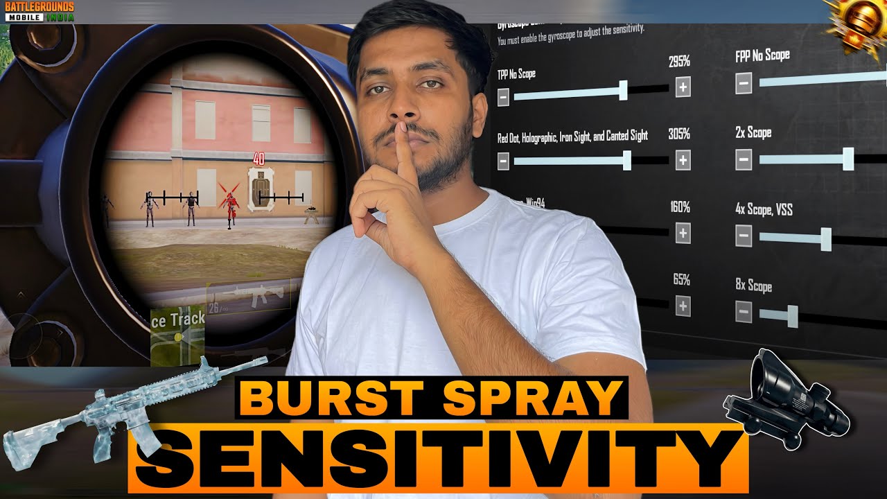 🔥 BEST Burst Spray Sensitivity Settings in BGMI | No Recoil Control Guide 2025