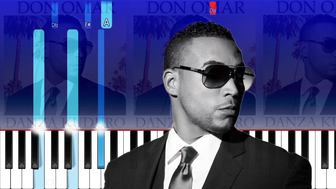 How to Play - Don Omar - Danza Kuduro (Piano Tutorial)