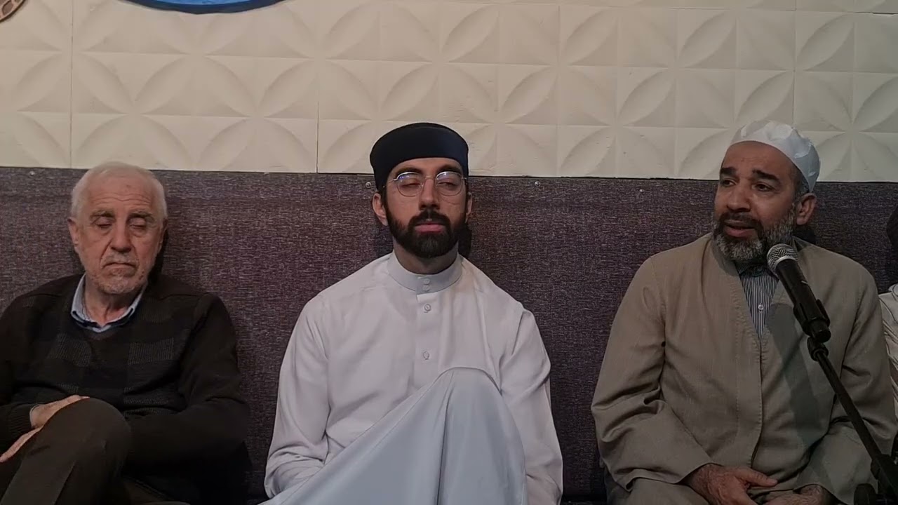 كلمة طيبة لشيخ عدنان الأحمد في رحيل الحبيب عمر الجيلاني في الزاوية النقشبندية اسطنبول 