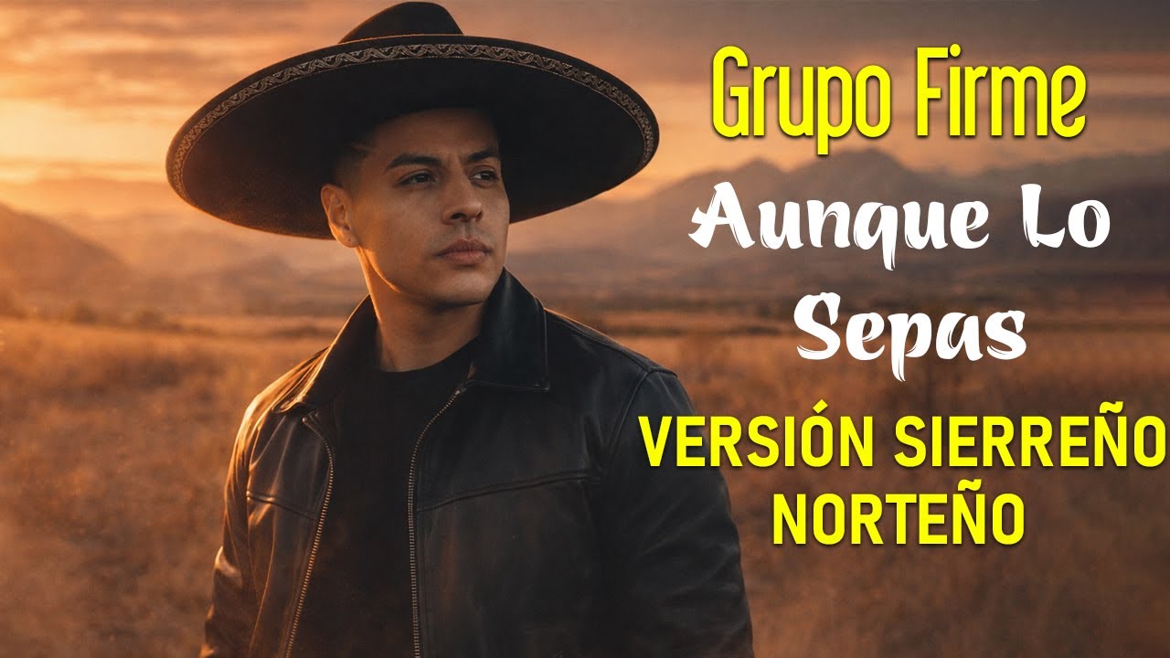 Grupo Firme - Aunque Lo Sepas, No Te Hagas La Extraña (Versión Sierreño Norteño en vivo) IA