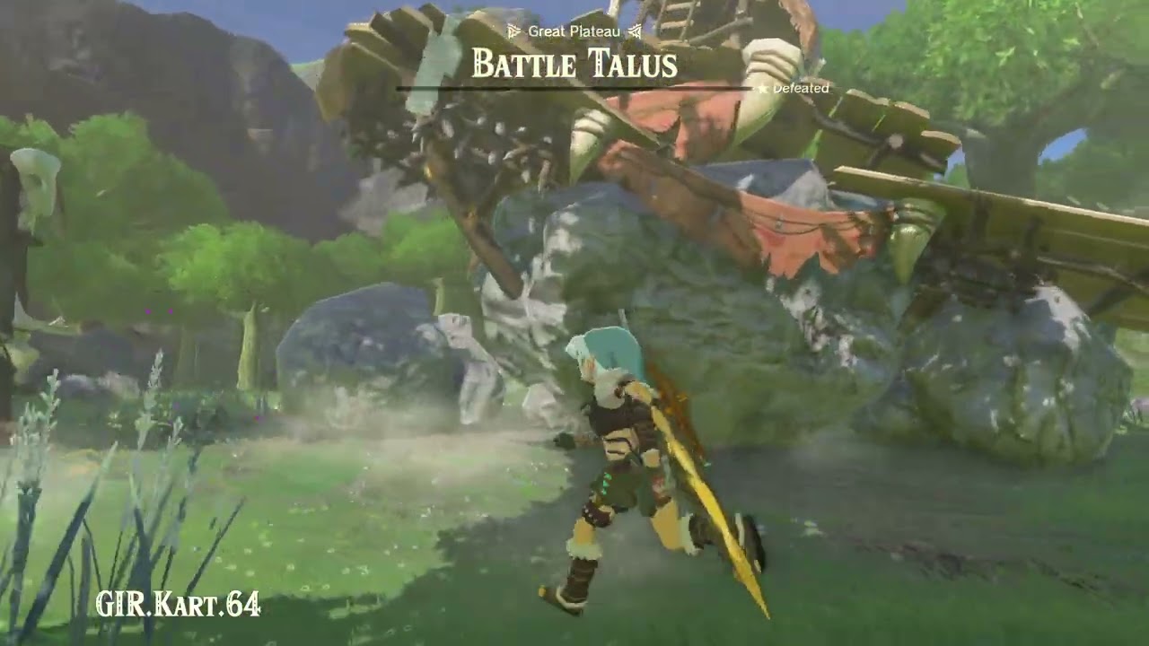 Tears of the Kingdom - Battle Talus Instakill (Great Plateau)