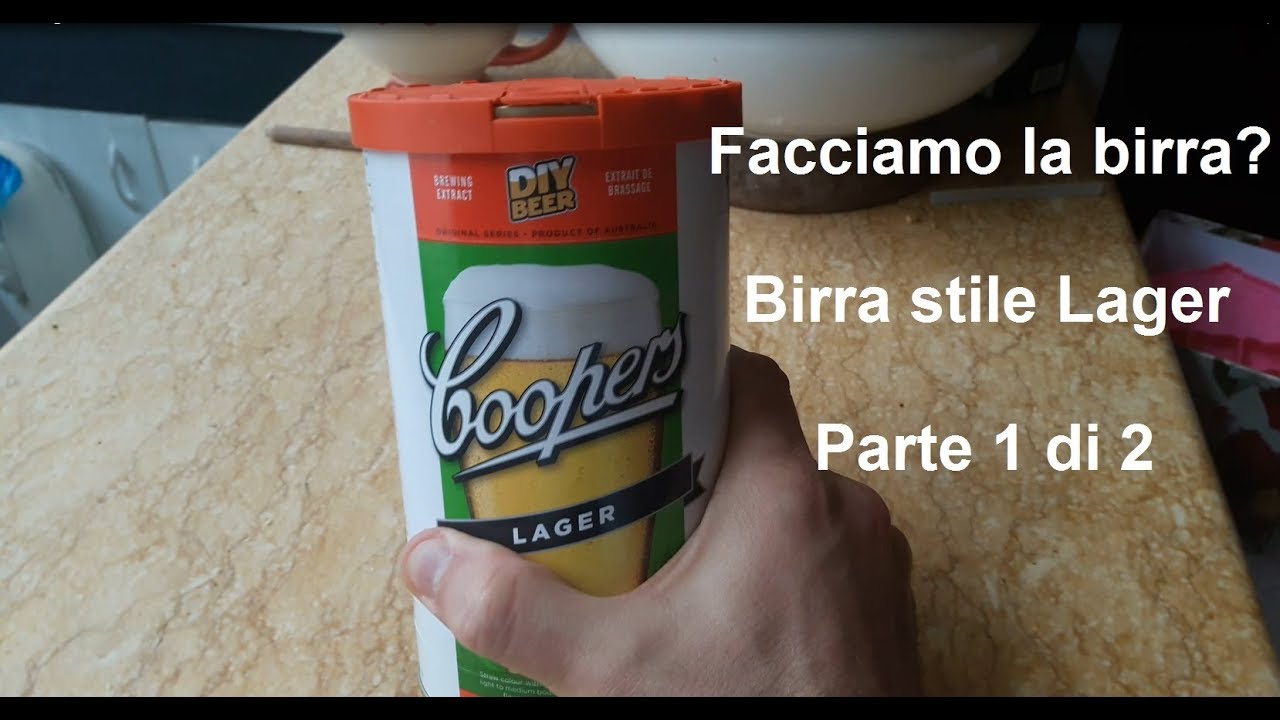 Domozimurgo - Facciamo una Birra Lager da estratto di malto d'orzo - Parte 1 di 2