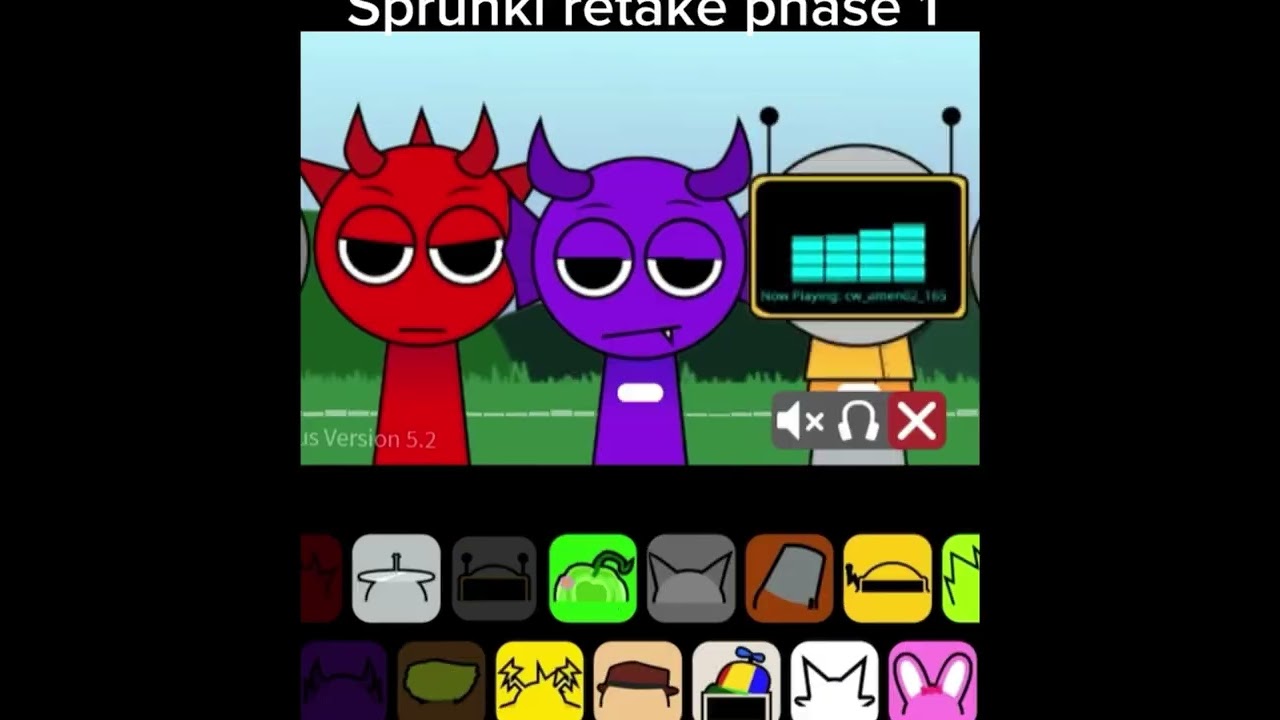 Raddy Durple Funbot in different mods #sprunki #incredibox 