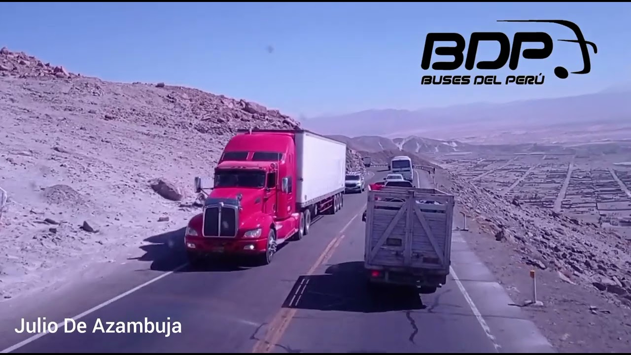 Buses del Sur pasando por Ocoña rumbo a Arequipa, Buses del Perú 2023 Terrapuerto Terminal Arequipa