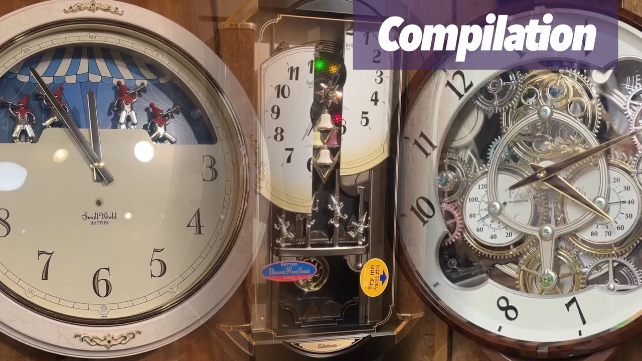 Rhythm Clocks with Opening Faces & Moving Dials at Champ's Clock Shop | Volume 22 (からくり時計の編纂)