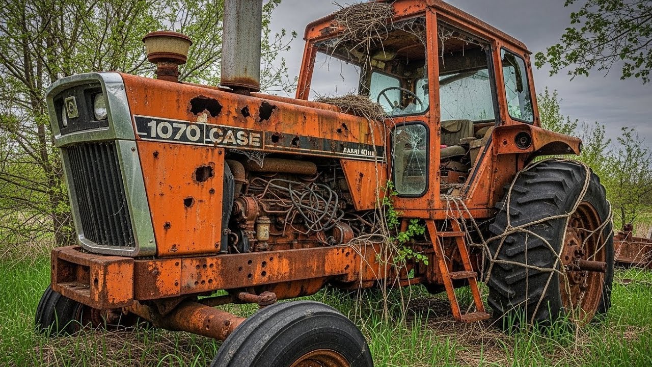 Case 1070 Agri-King Turbo Abandoned 40 Years — The 108HP Muscle Tractor Resurrection
