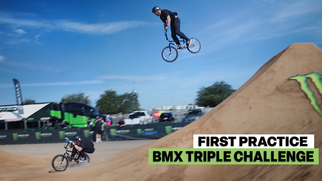 First Practice at BMX Triple Challenge - Glendale 2026