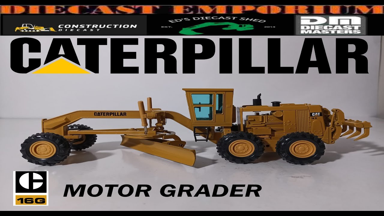 1:50 Scale NZG Caterpillar 16G Motor Grader