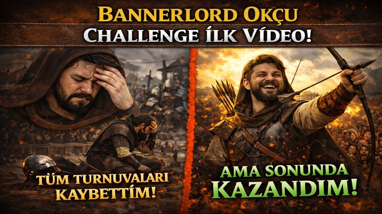 Bannerlord Okçu Challenge – Baştan Kaybettim, Sonda Kazandım!