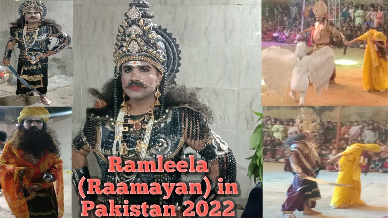 Ramleela (Raamayan) in Karachi Pakistan | (Raavan entry) Swami Narayan Sewa Garba Mandal Organized.