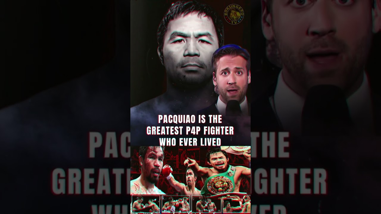 Pacquiao is the Greatest Pound for Pound Fighter who ever lived 